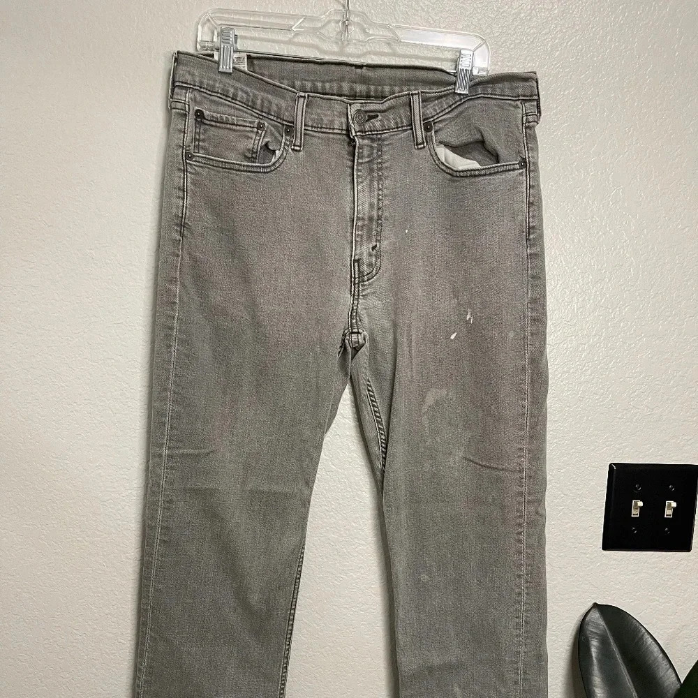 Levi's 514 Men’s Gray Straight Leg Denim Size 38
